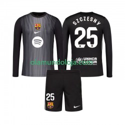 Camisola FC Barcelona Szczesny 25 Guarda-redes Criança Equipamento Terceiro 2025-2026 Manga Comprida